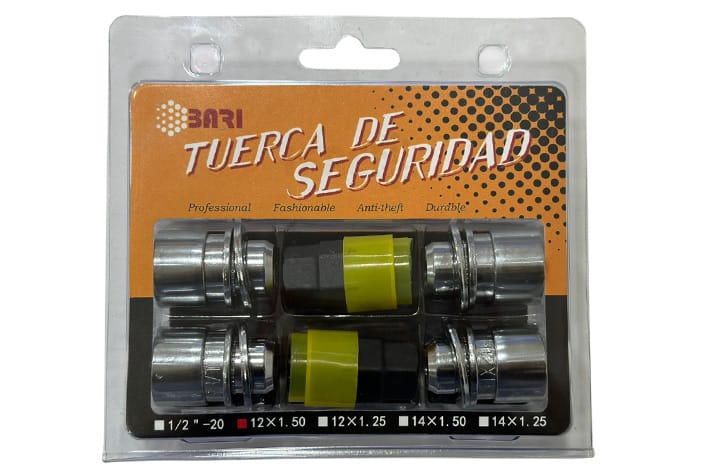 TUERCA ANTI ROBO PARA: *CHEVROLETTE *CHRYSLER *FORD