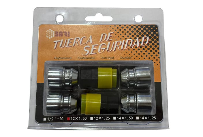TUERCA ANTI ROBO PARA: *CHERY *MITSUBISHI *TOYOTA